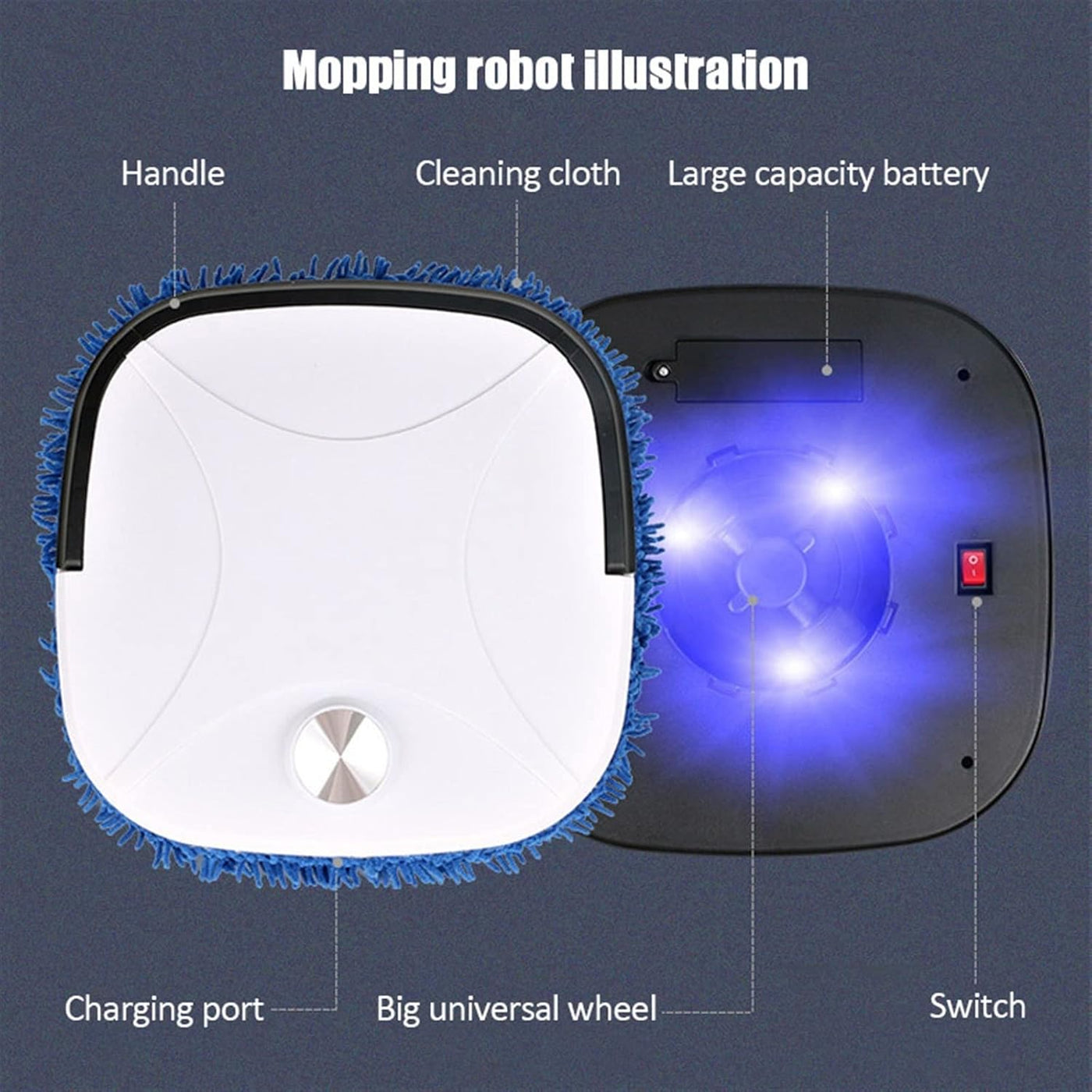 Automatic Mop Cleaner Robot