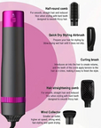 Hot Air Brush Dry, Style, and Volumize with Ionic Technology (5-in-1)