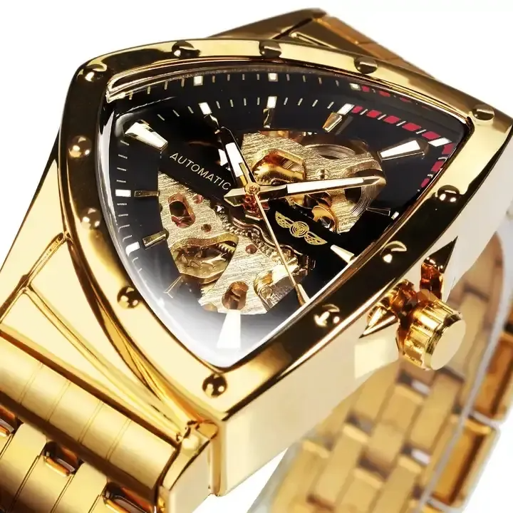 Triangle Skeleton Mechanical Watch